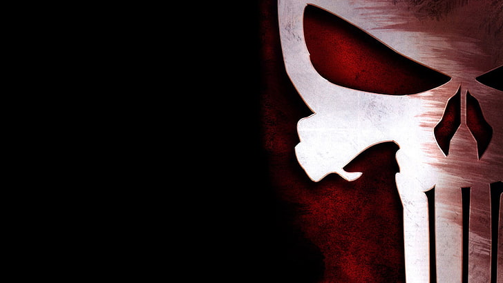 Punisher Skull Designs, closeup, holiday, mystery, still life Free HD Wallpaper