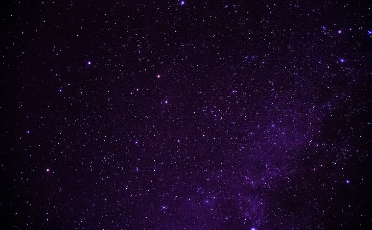 Purple Night Sky, tranquility, infinity, outdoors, night Free HD Wallpaper