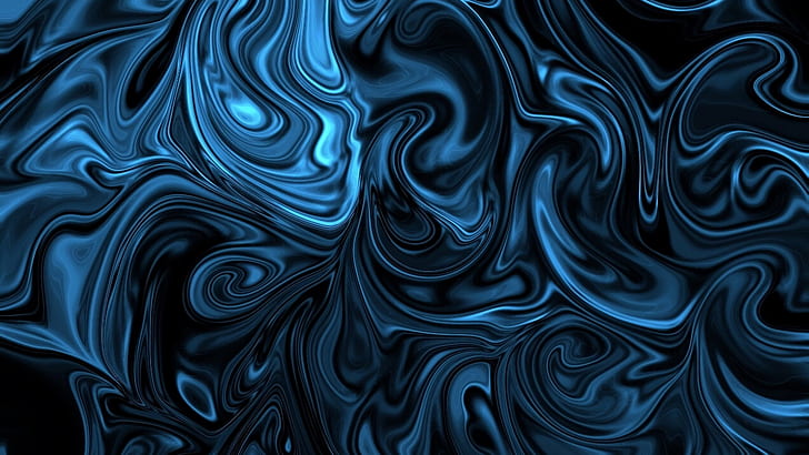 Teal HD, blue, swirl, abstract