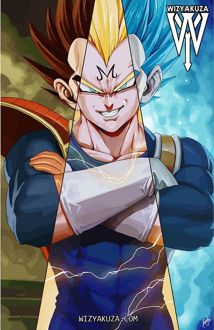 Vegeta Super Saiyan 2, day, abstract, vegeta, young adult