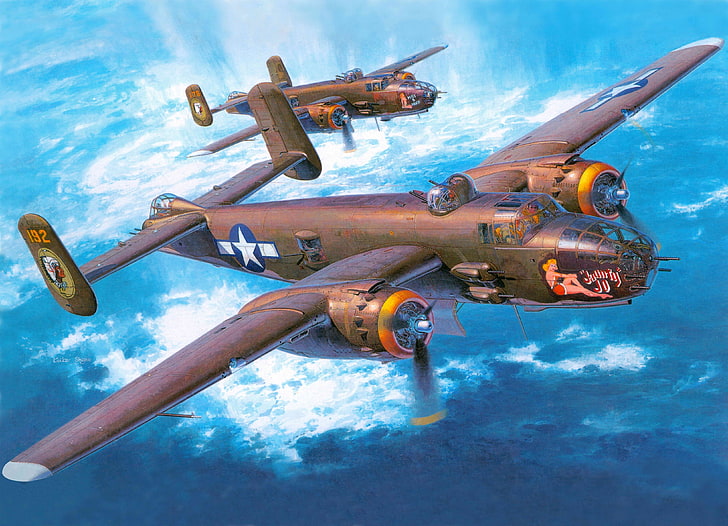 World War II Military Aircraft, weapon, plane, b25, economy