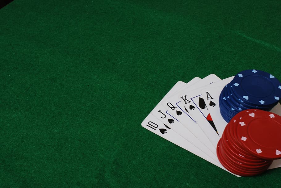 Blank Poker Chips, indoors, no people, cards, casino Free HD Wallpaper