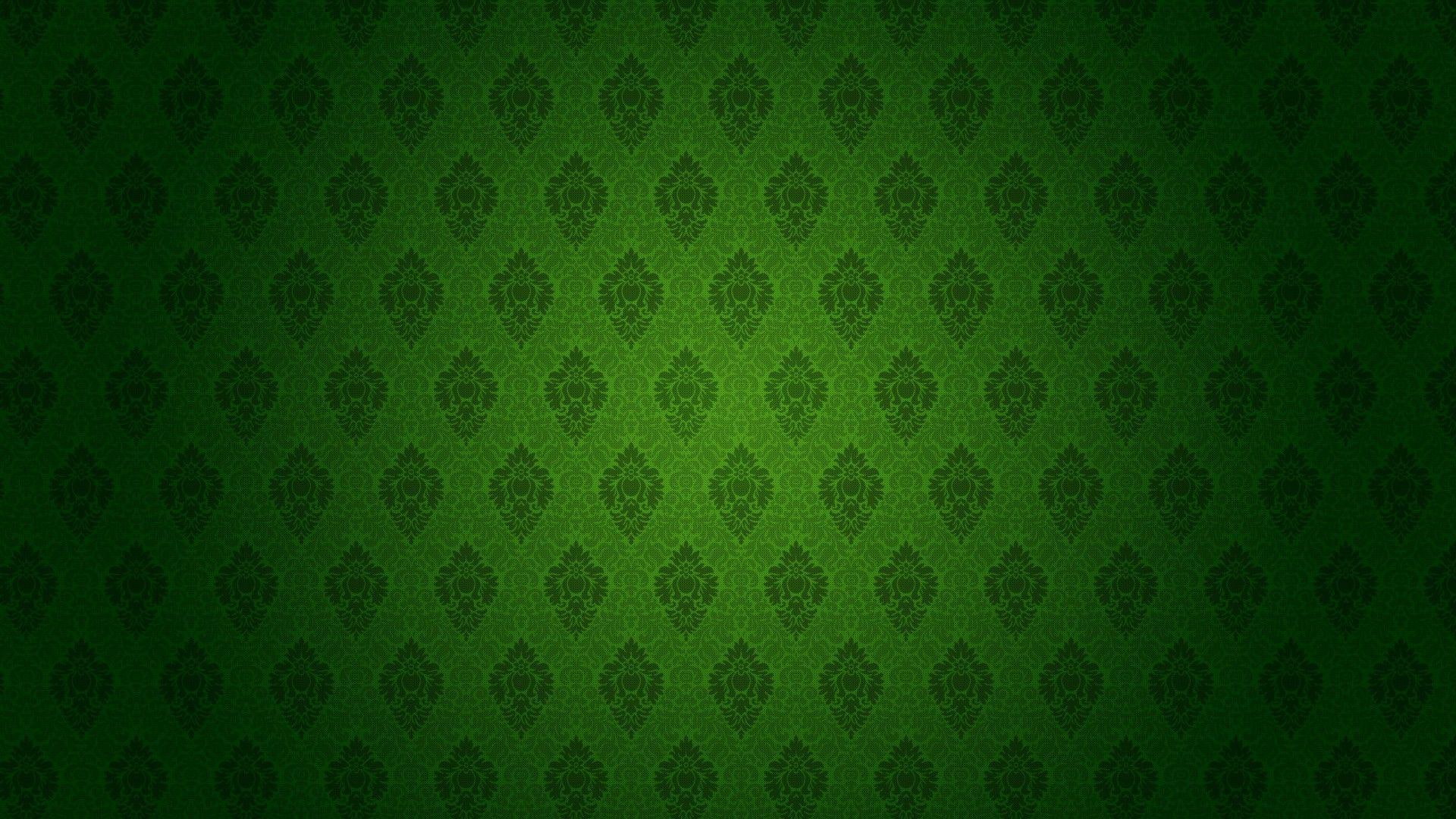 Blue Green Pattern, floral, textile,, vintage, green