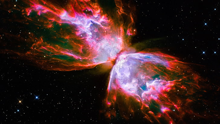 Butterfly Nebula, planetary nebula, ngc 6302, space photography, nasa Free HD Wallpaper