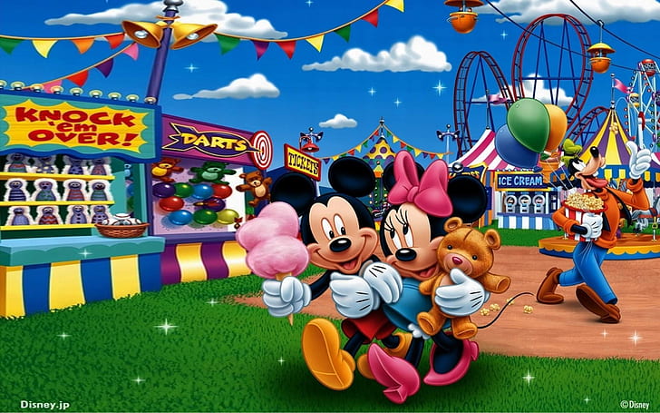 circus, minnie, mickey Free HD Wallpaper