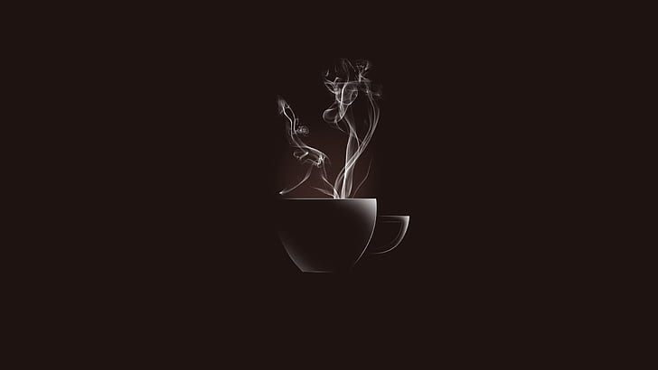 Espresso Coffee, coffee, hot drink, minimalism, coffee cup Free HD Wallpaper