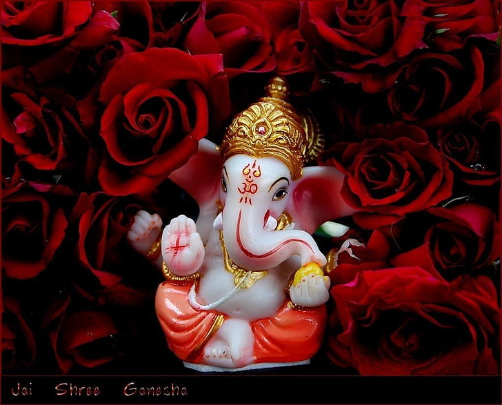 Ganesh Ji, flowering plant, ganeshay, creativity, sculpture