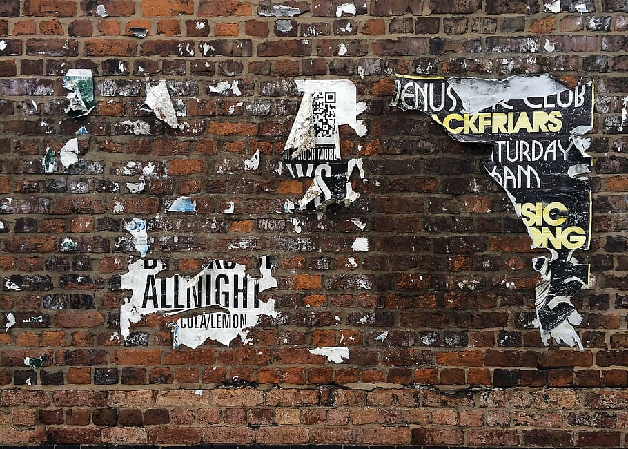 Graffiti Brick Wall Texture, text, dark, dirty, brick wall Free HD Wallpaper