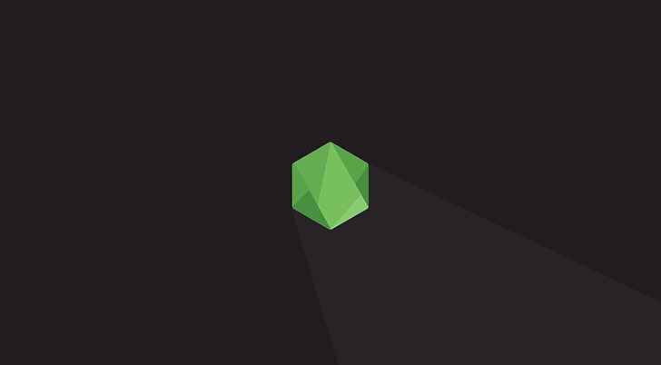 Green Hexagons, green color, others, coding, nodejs Free HD Wallpaper