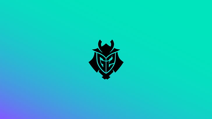 HD, lec, logo, blue, g2 esport Free HD Wallpaper