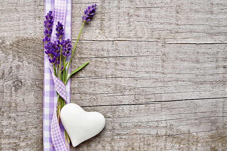 Lilac Heart, gift, white, bouquet, flower head