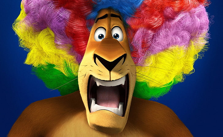 Madagascar 3 Dubois, multi colored, human face, leo, human representation Free HD Wallpaper