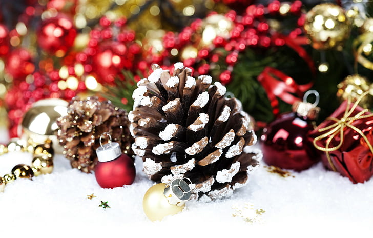 Pine Cone Christmas Tree Instructions, firtree, decorations, holidays, balls Free HD Wallpaper