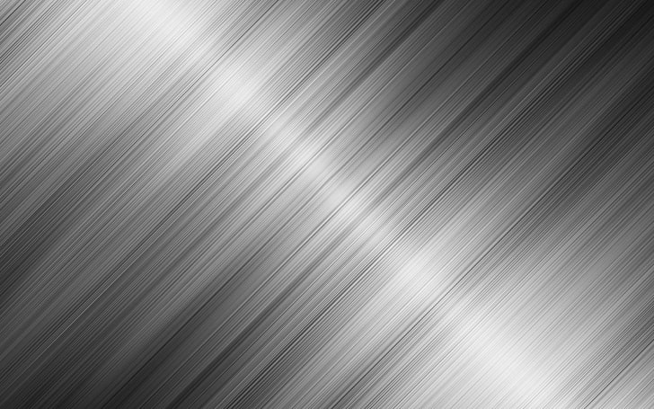 Shiny Silver Metal, backdrop, textured effect, aluminum, silver colored Free HD Wallpaper