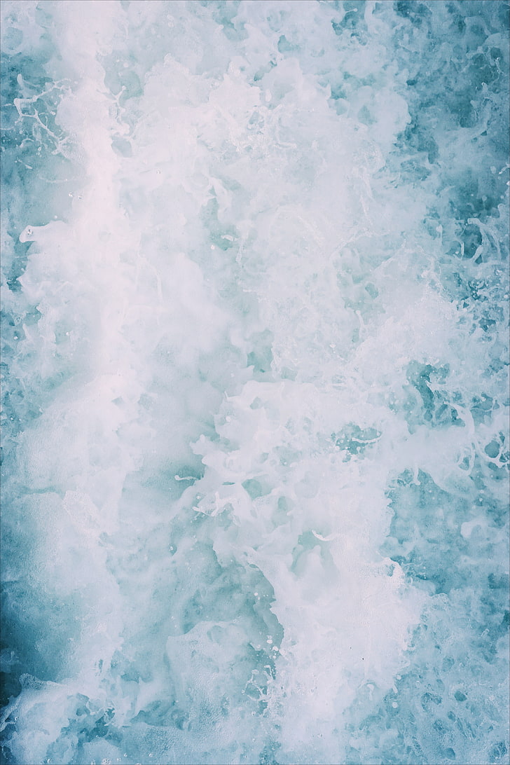 Underwater Ocean Waves, marbled effect, winter, soap sud, beauty in nature