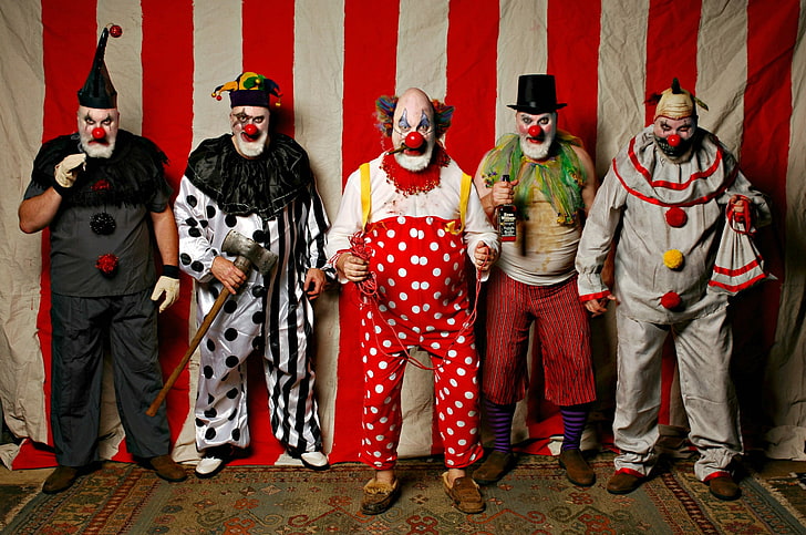 Vintage Circus Costume Ideas, celebration, red, medium group of people, mask Free HD Wallpaper