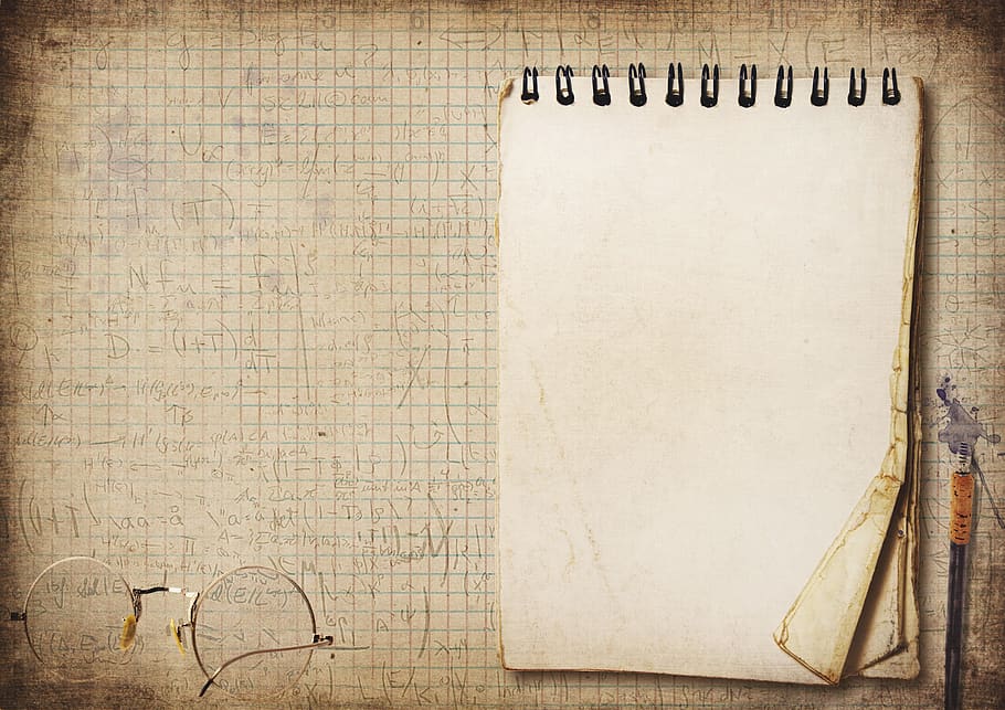 Writing Pad Template, vintage, copy space, creativity, font Free HD Wallpaper